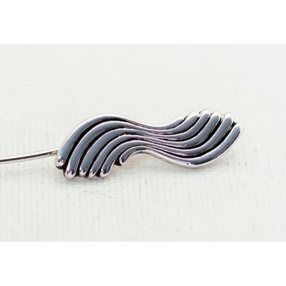 Vintage Silver Waves Stick Pin by Sarah Coventry - A3 - Picture 1 of 3